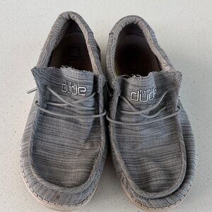 Hey Dude Charcoal Slip-On Shoes